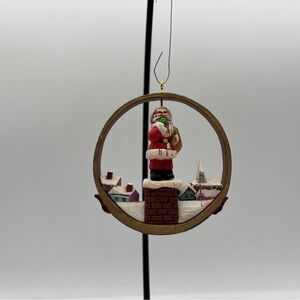 Hallmark Keepsake Ornament Dated 1991 Vintage Night Before Christmas Handcrafted